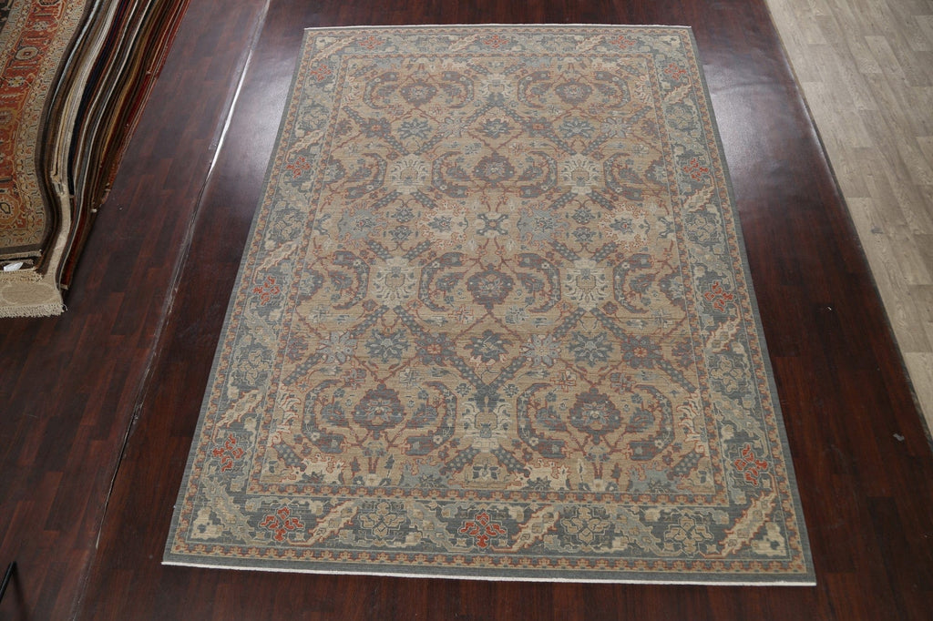 Silver Washed Ziegler Turkish Area Rug 9x12