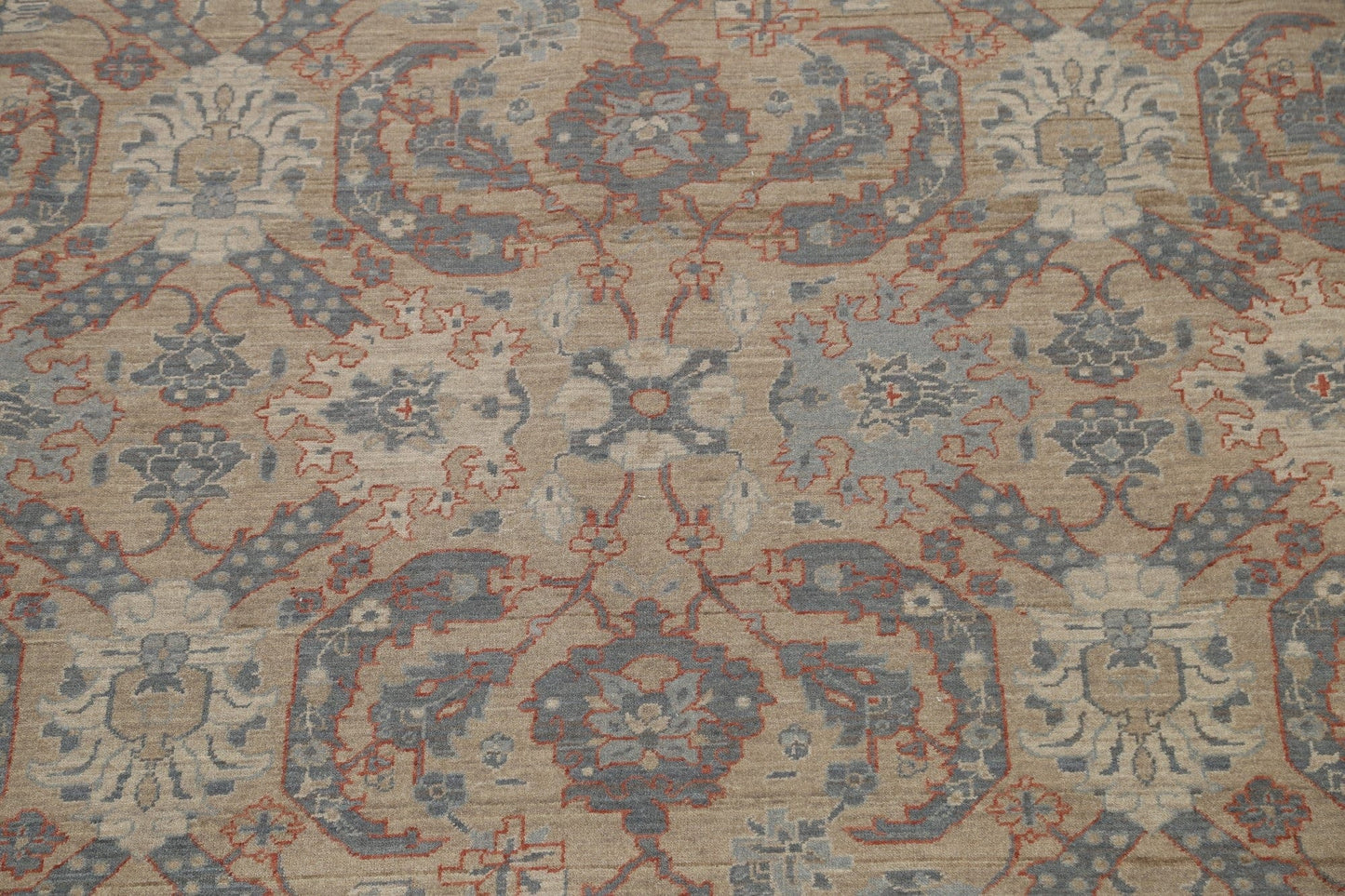 Silver Washed Ziegler Turkish Area Rug 9x12