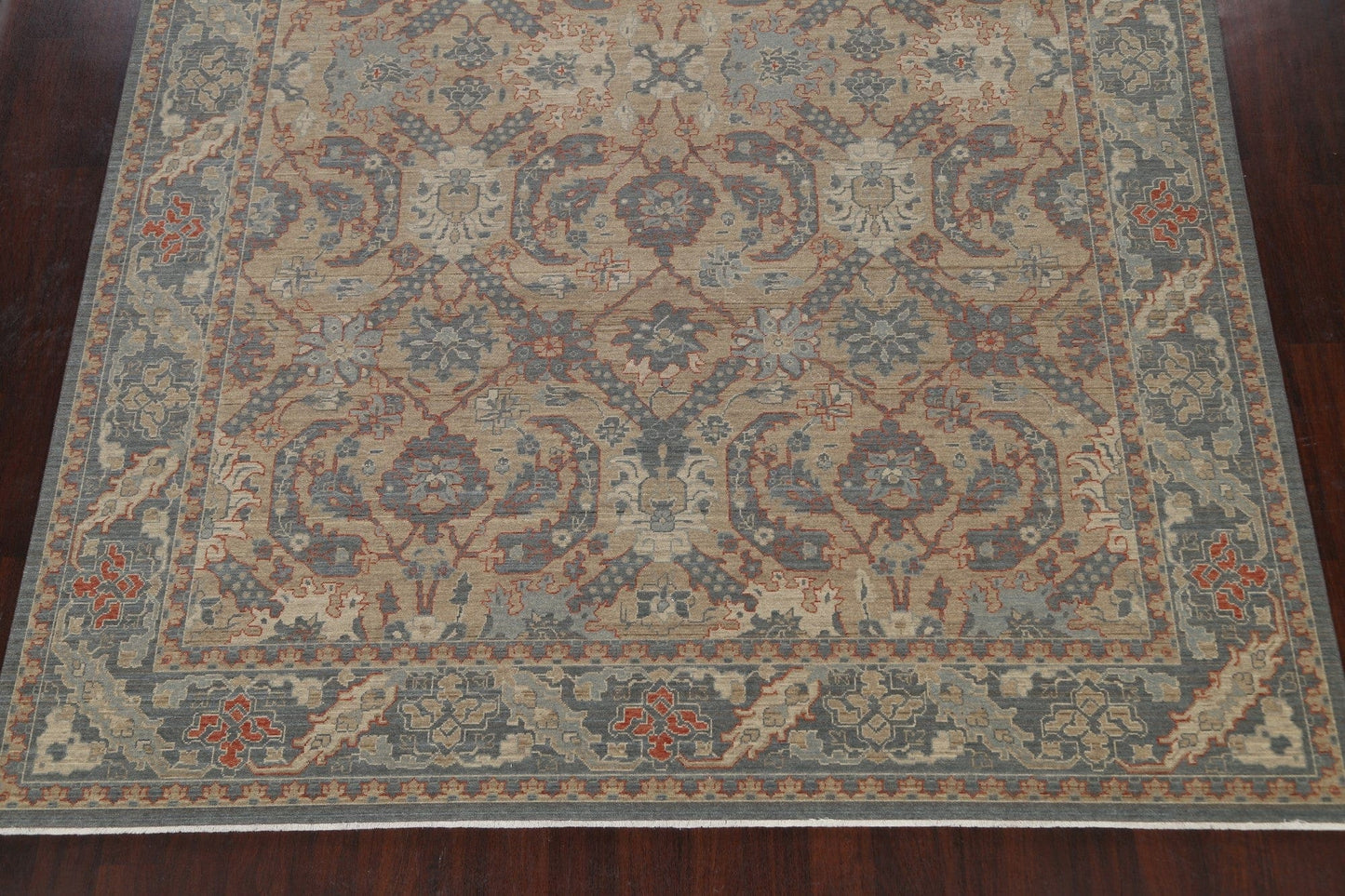 Silver Washed Ziegler Turkish Area Rug 9x12