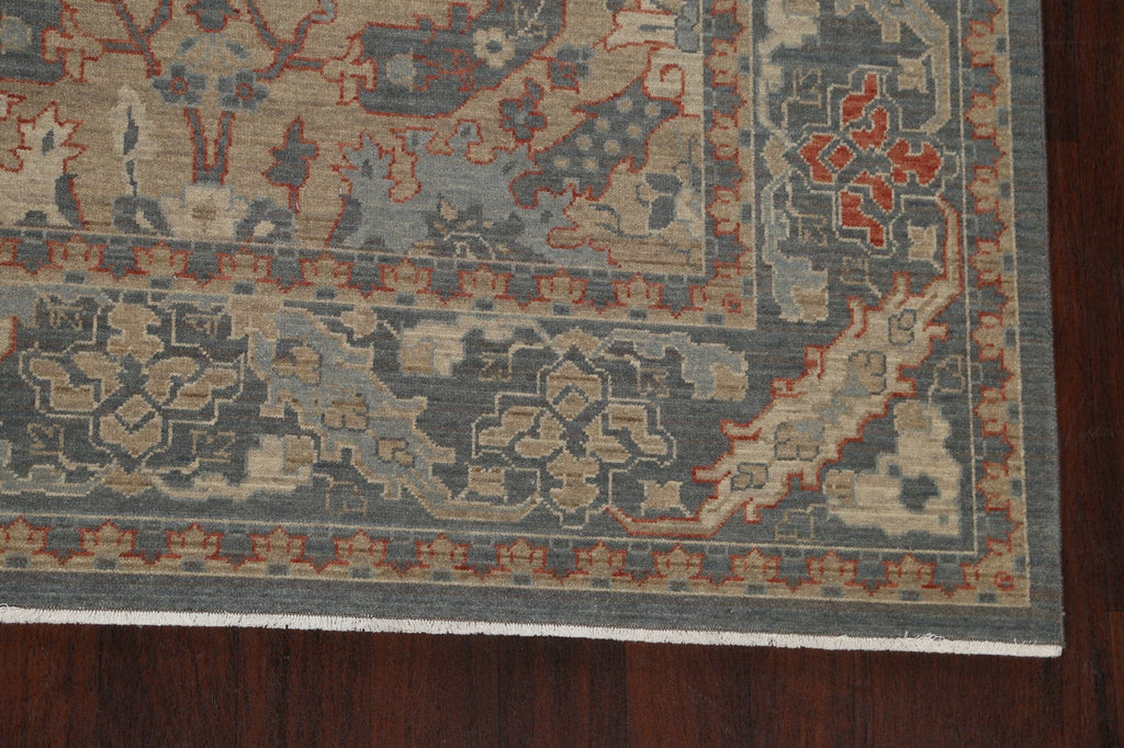 Silver Washed Ziegler Turkish Area Rug 9x12