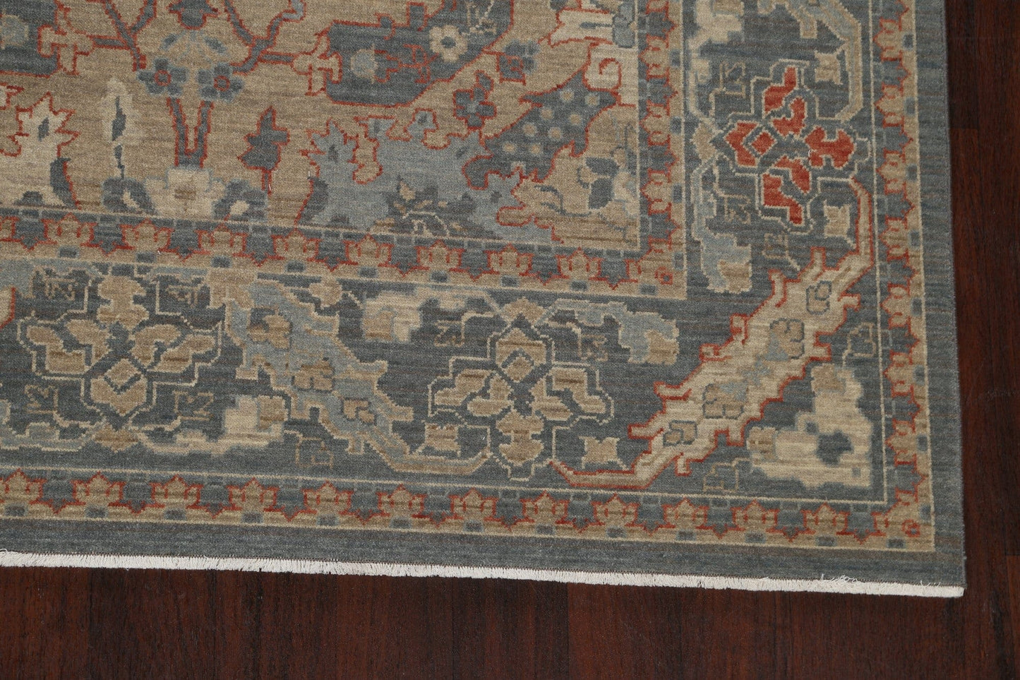 Silver Washed Ziegler Turkish Area Rug 9x12