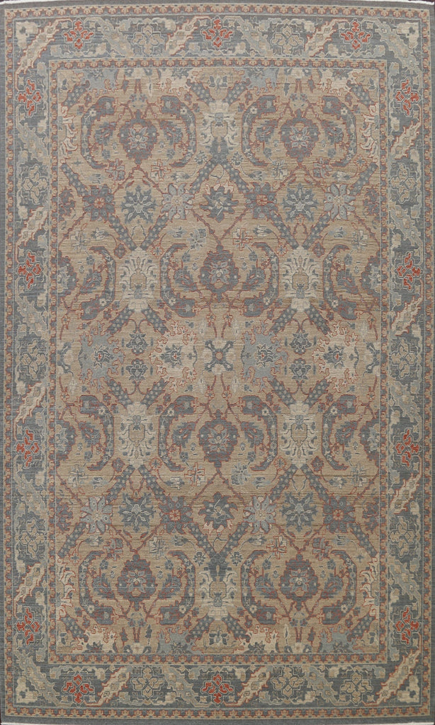 Silver Washed Ziegler Turkish Area Rug 9x12