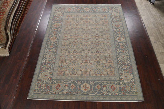 Silver Washed Ziegler Turkish Area Rug 9x12