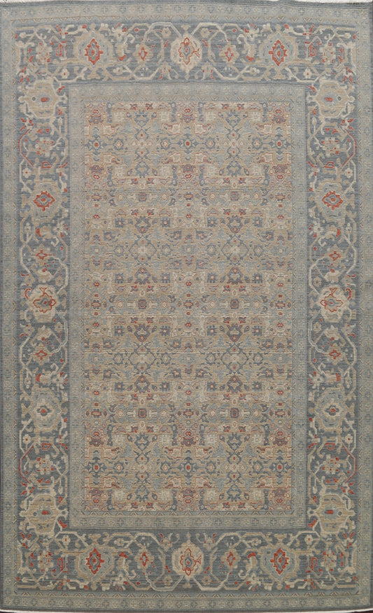 Silver Washed Ziegler Turkish Area Rug 9x12