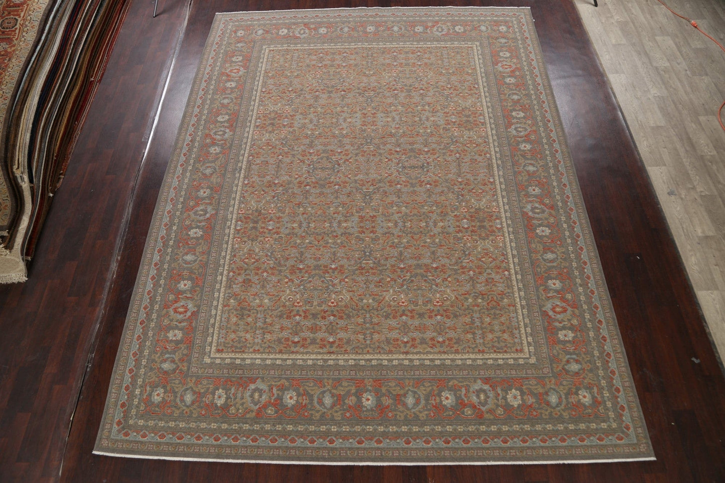 Silver Washed Ziegler Turkish Area Rug 10x13