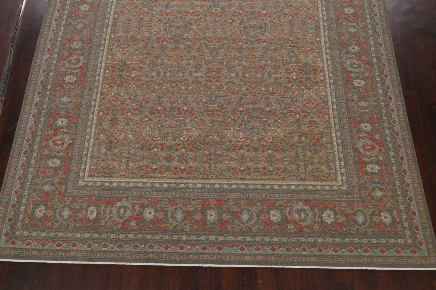 Silver Washed Ziegler Turkish Area Rug 10x13