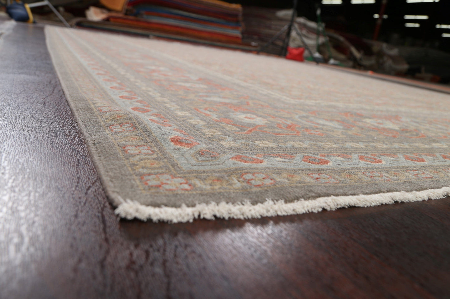 Silver Washed Ziegler Turkish Area Rug 10x13