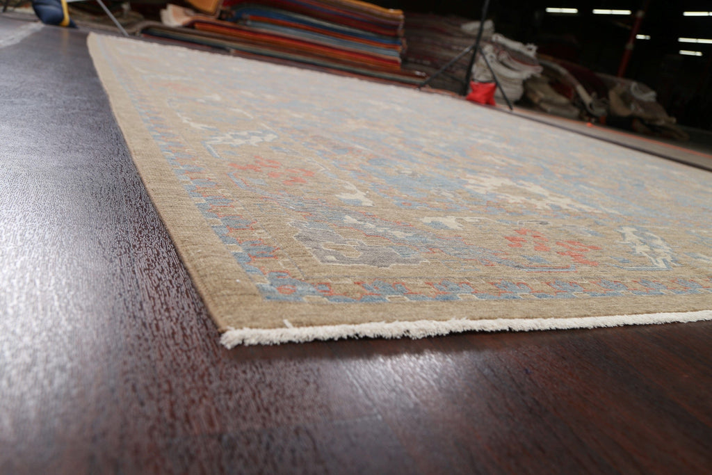 Silver Washed Ziegler Turkish Area Rug 10x13