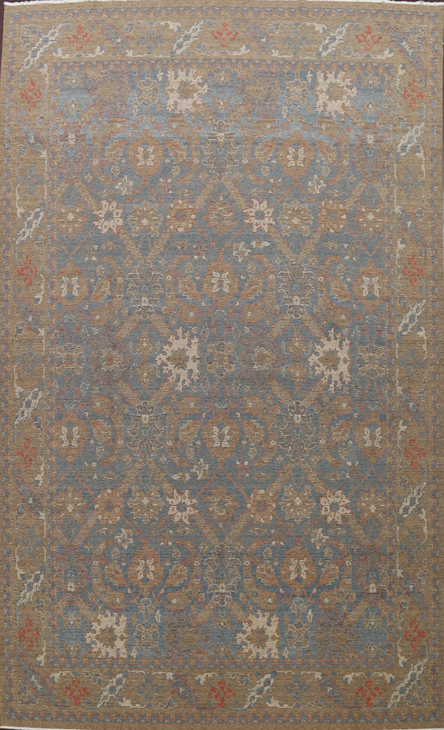 Silver Washed Ziegler Turkish Area Rug 10x13