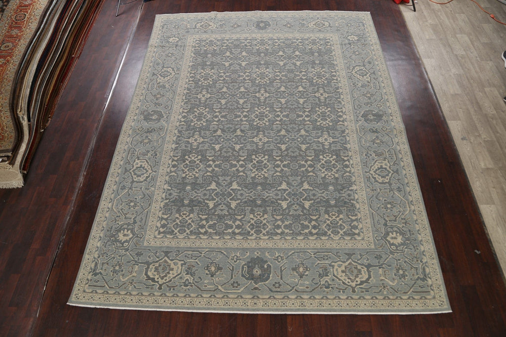 Silver Washed Ziegler Turkish Area Rug 10x13