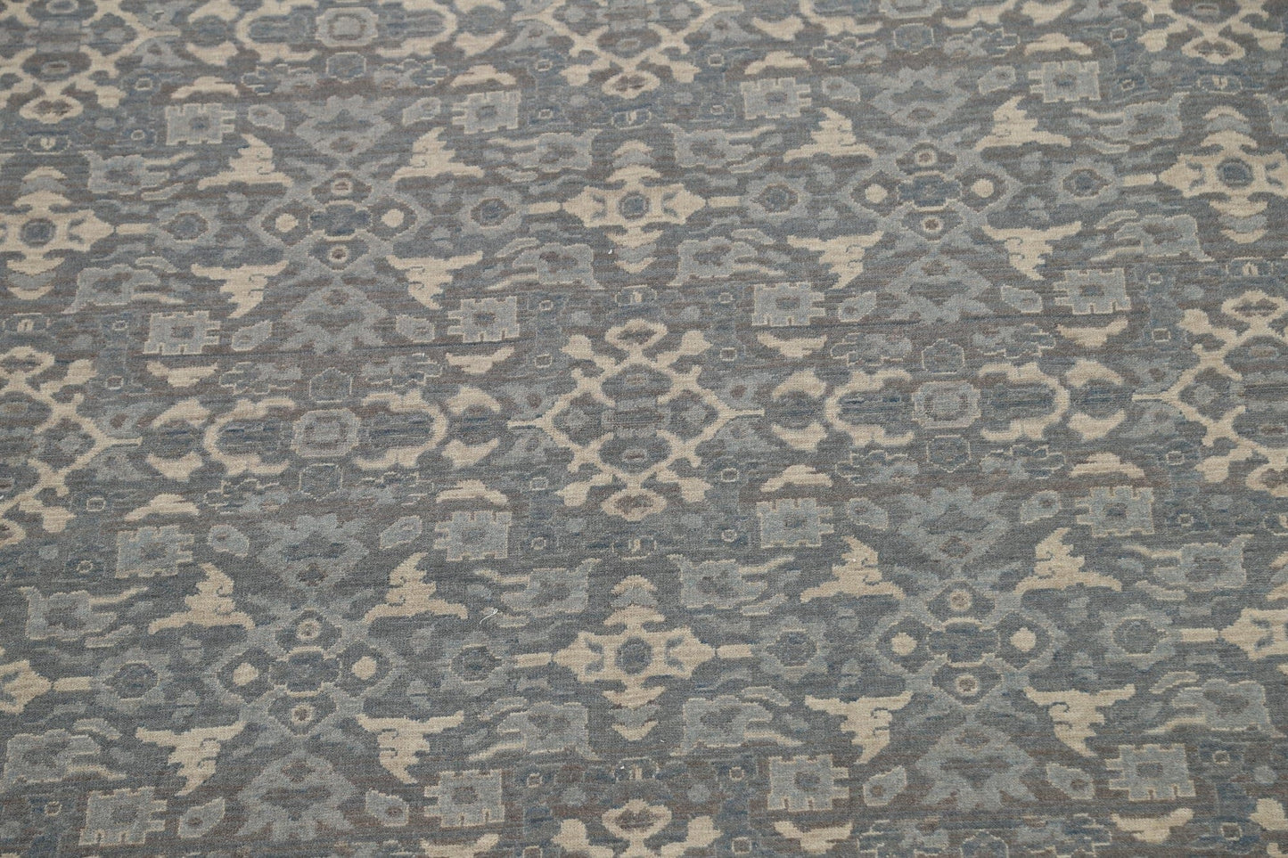 Silver Washed Ziegler Turkish Area Rug 10x13