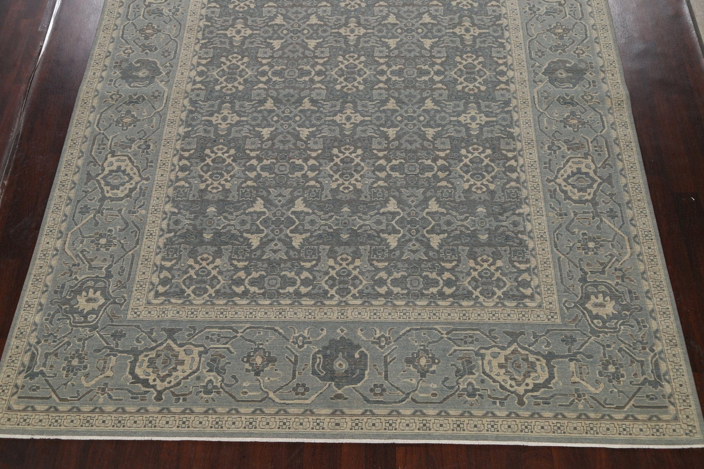 Silver Washed Ziegler Turkish Area Rug 10x13