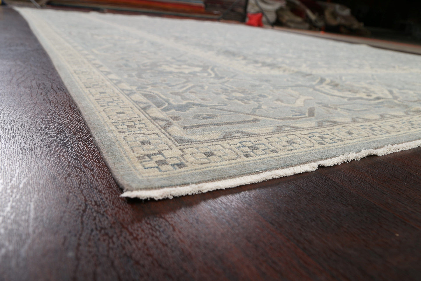 Silver Washed Ziegler Turkish Area Rug 10x13