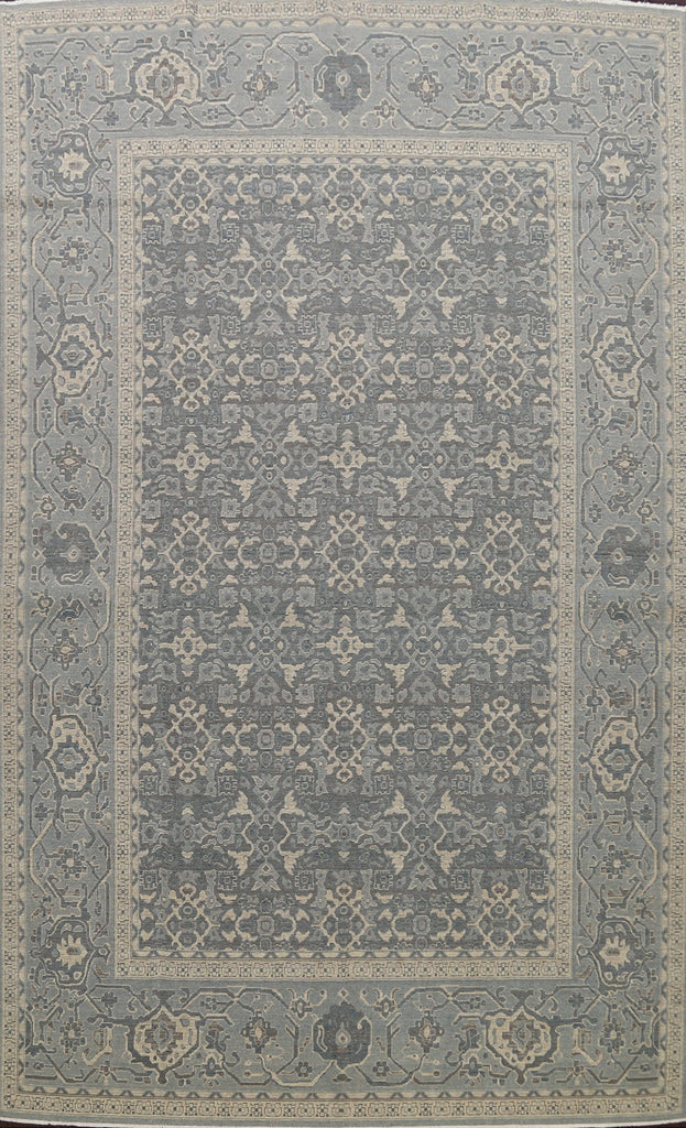 Silver Washed Ziegler Turkish Area Rug 10x13