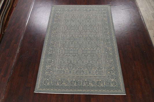 Silver Washed Ziegler Turkish Area Rug 7x10