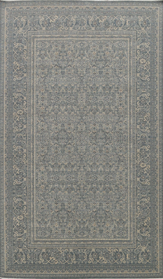 Silver Washed Ziegler Turkish Area Rug 7x10