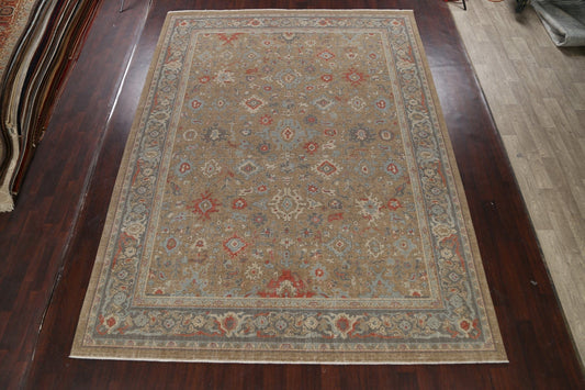 Silver Washed Ziegler Turkish Area Rug 10x13