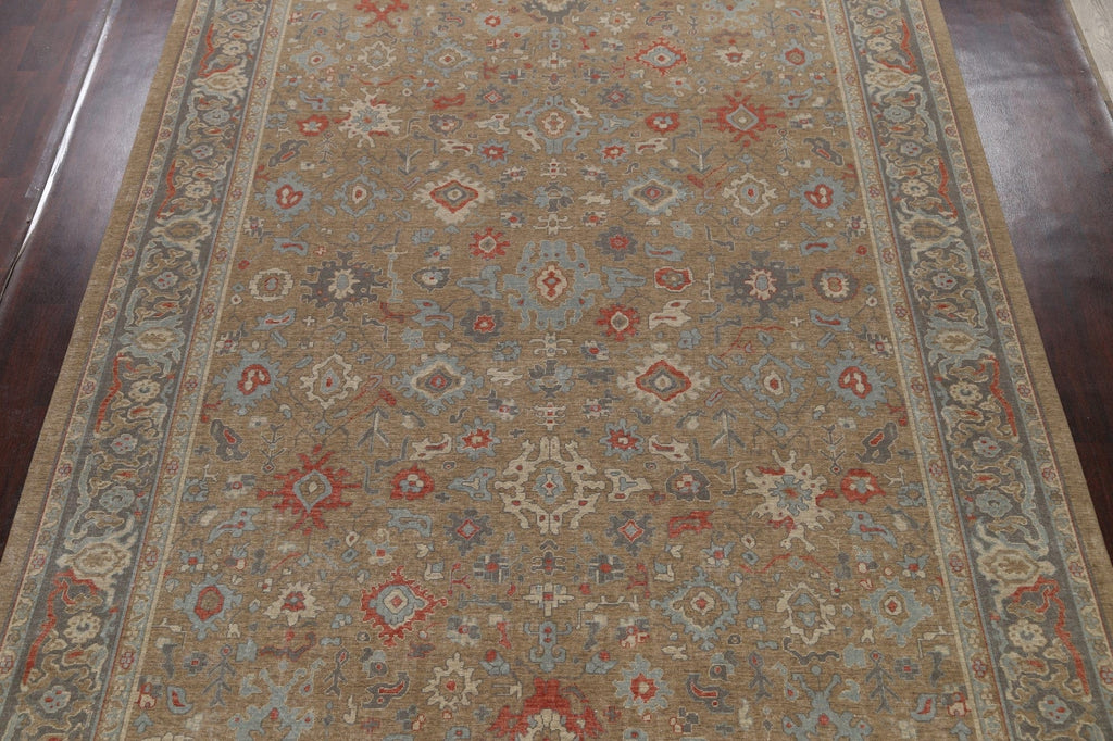 Silver Washed Ziegler Turkish Area Rug 10x13