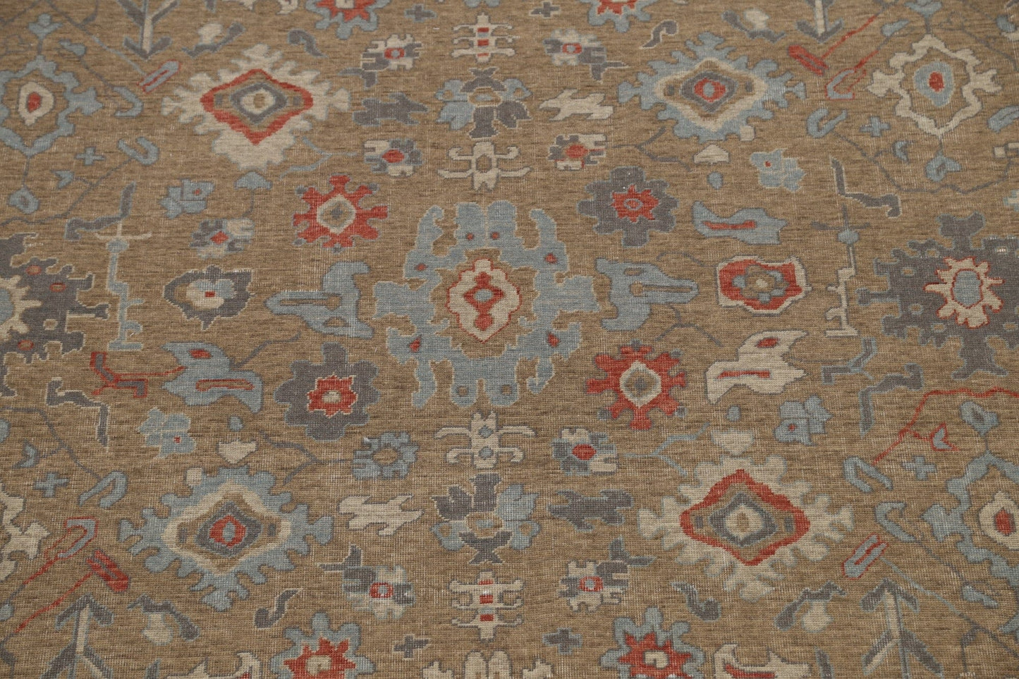 Silver Washed Ziegler Turkish Area Rug 10x13