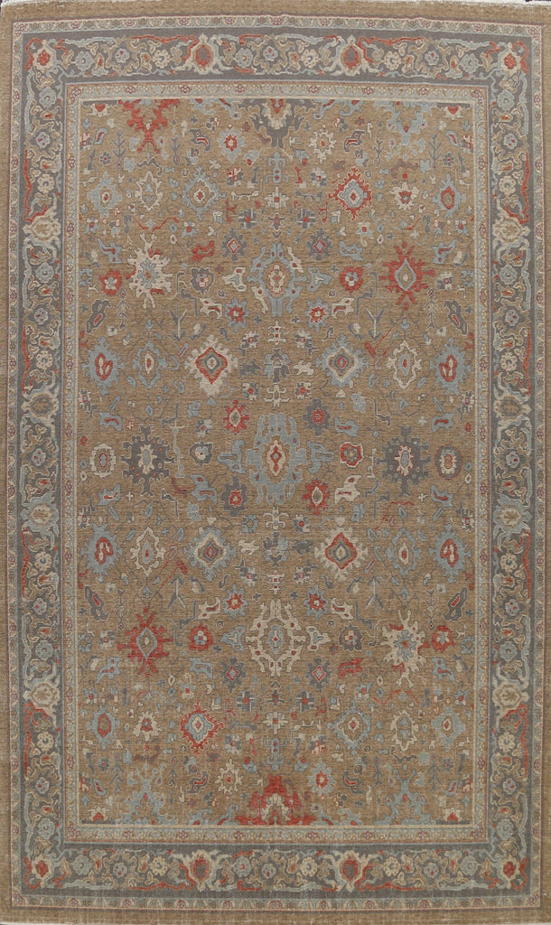 Silver Washed Ziegler Turkish Area Rug 10x13