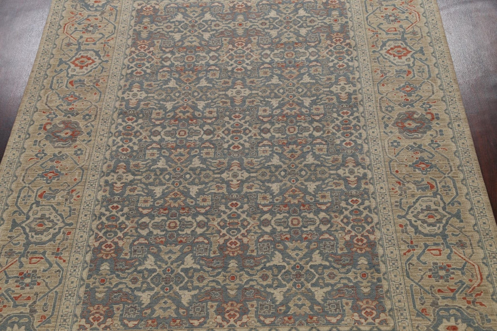 Silver Washed Ziegler Turkish Area Rug 9x12