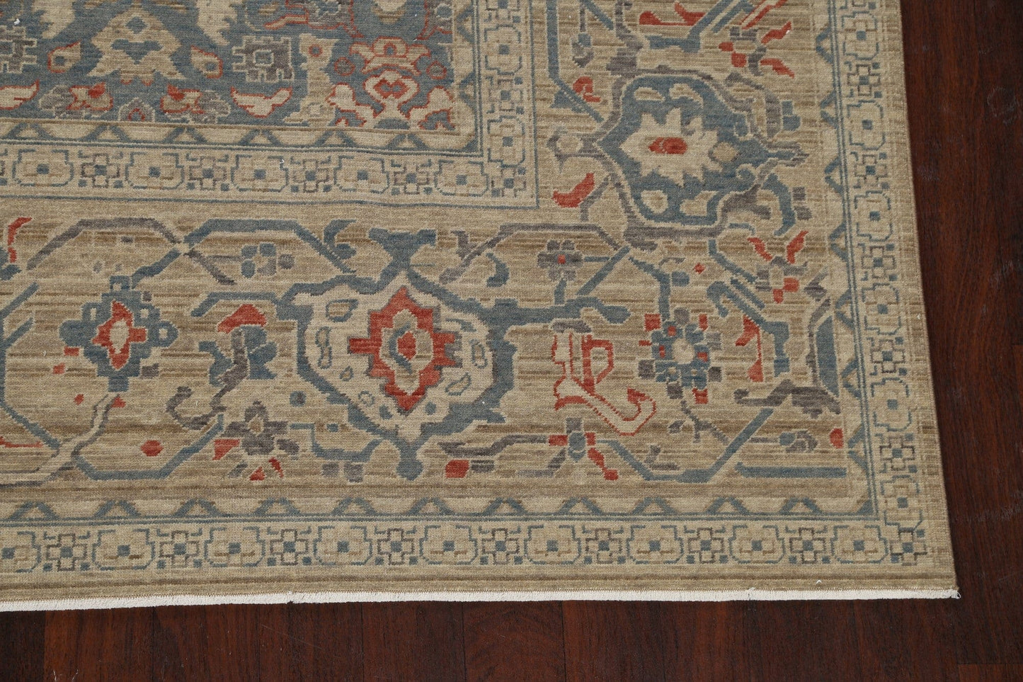 Silver Washed Ziegler Turkish Area Rug 9x12