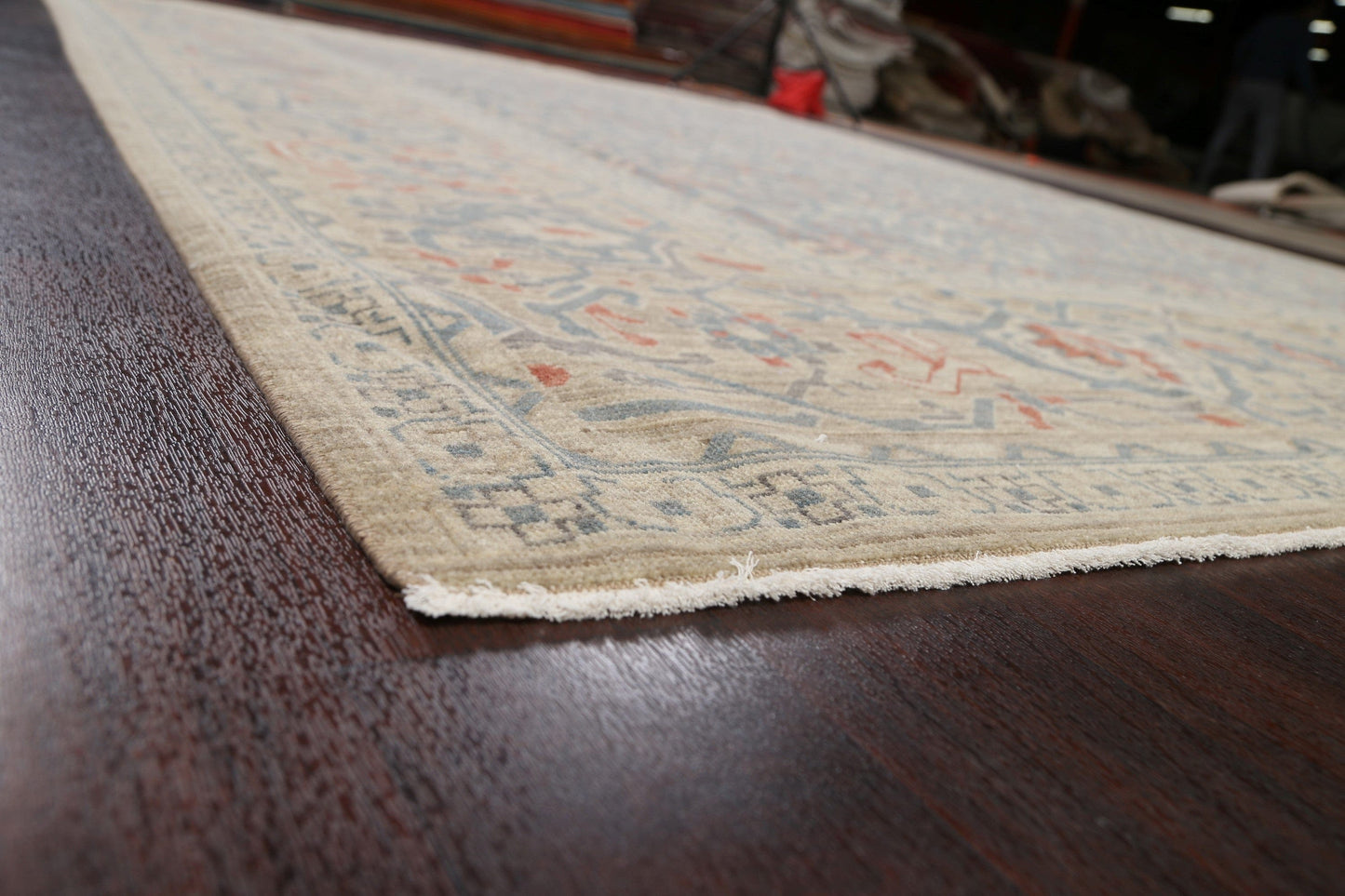 Silver Washed Ziegler Turkish Area Rug 9x12