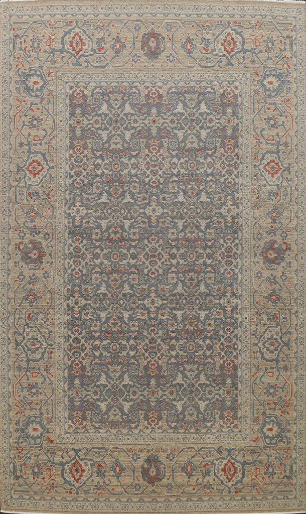 Silver Washed Ziegler Turkish Area Rug 9x12