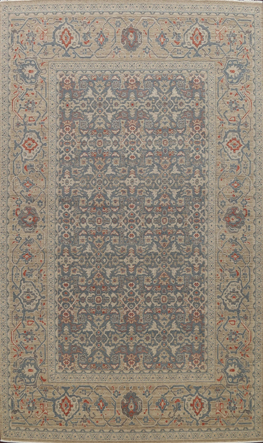 Silver Washed Ziegler Turkish Area Rug 9x12