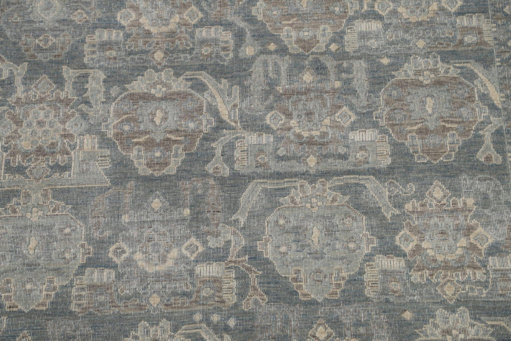 Silver Washed Ziegler Turkish Area Rug 7x10