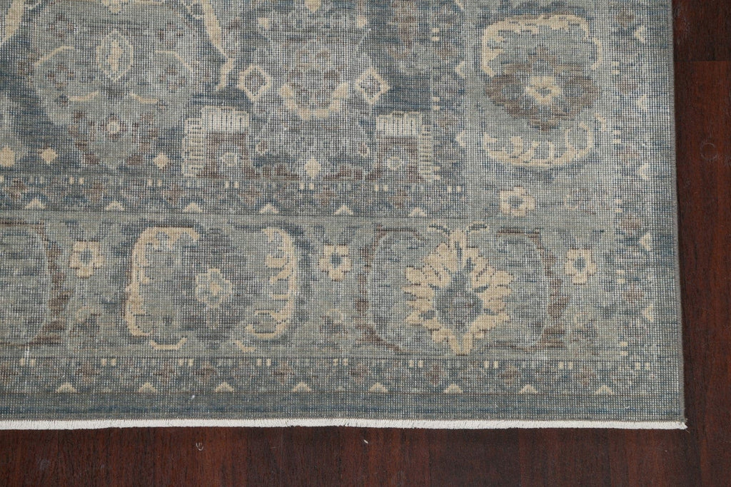 Silver Washed Ziegler Turkish Area Rug 7x10