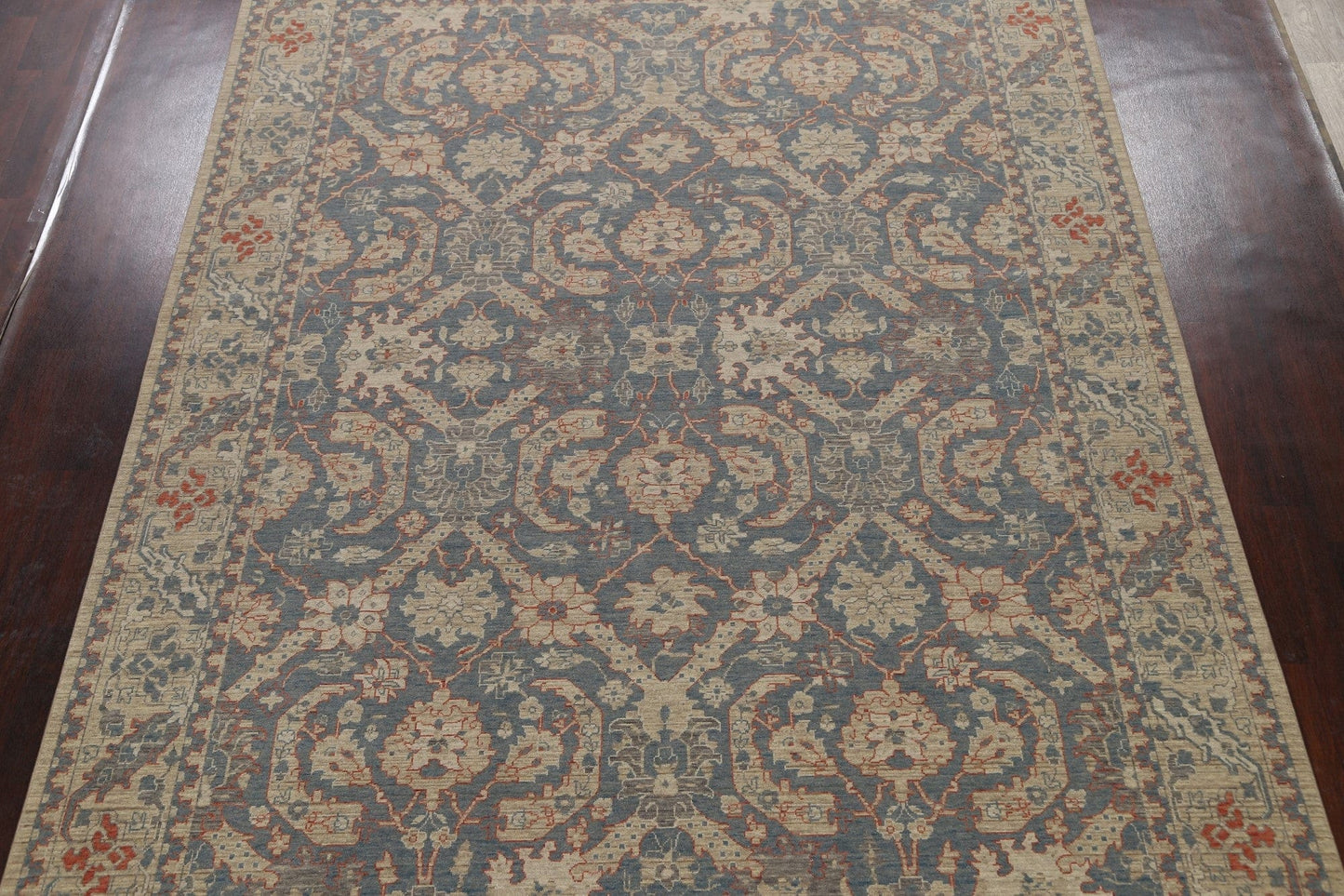 Silver Washed Ziegler Turkish Area Rug 9x12