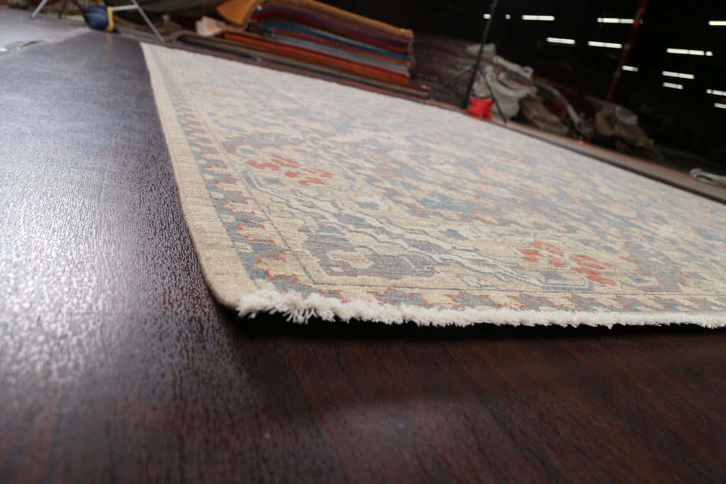 Silver Washed Ziegler Turkish Area Rug 9x12