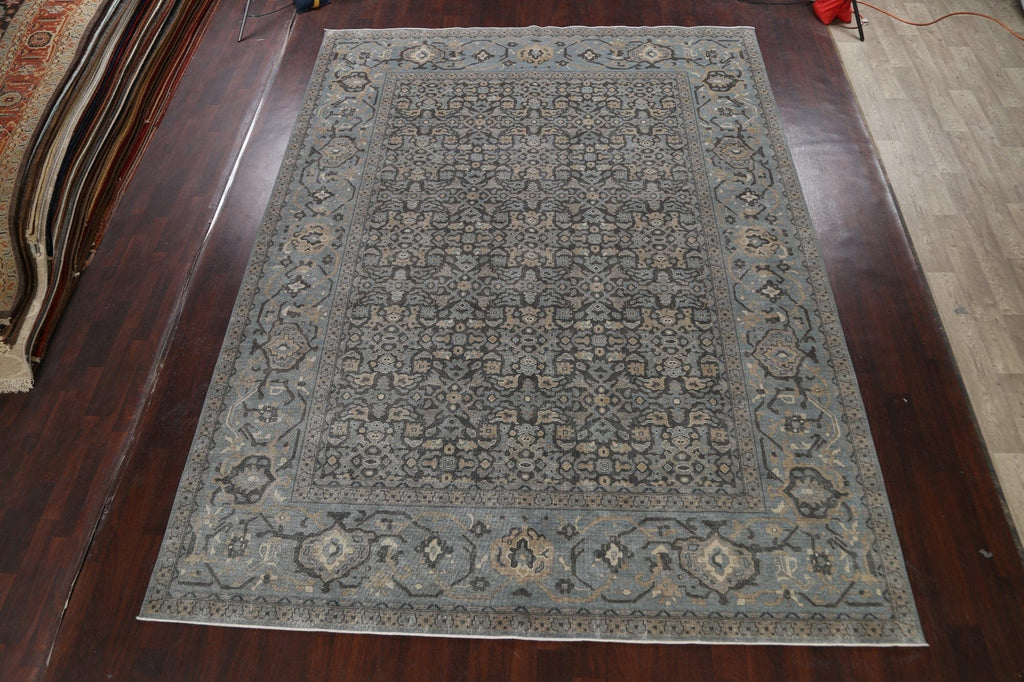 Silver Washed Ziegler Turkish Area Rug 10x13