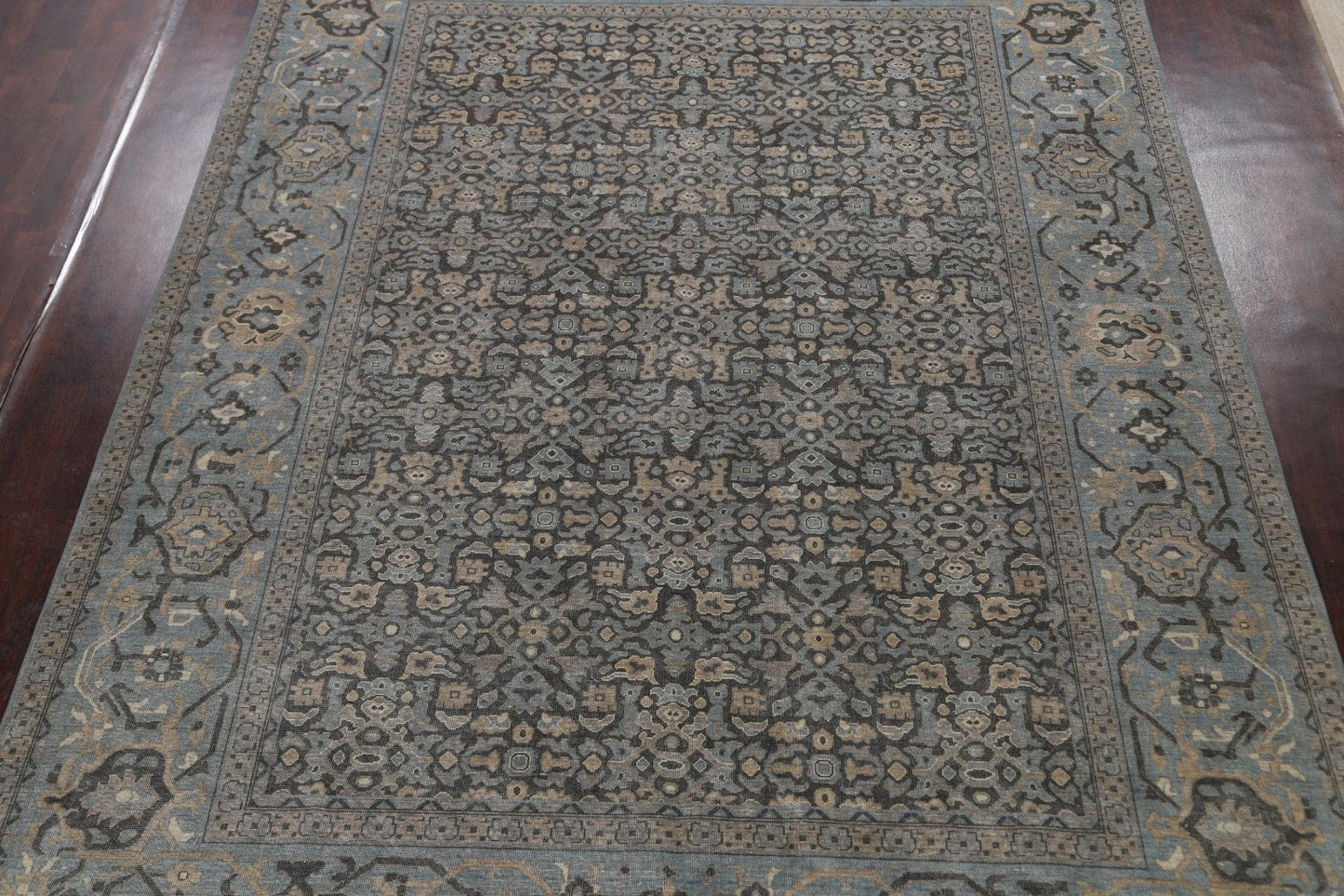 Silver Washed Ziegler Turkish Area Rug 10x13