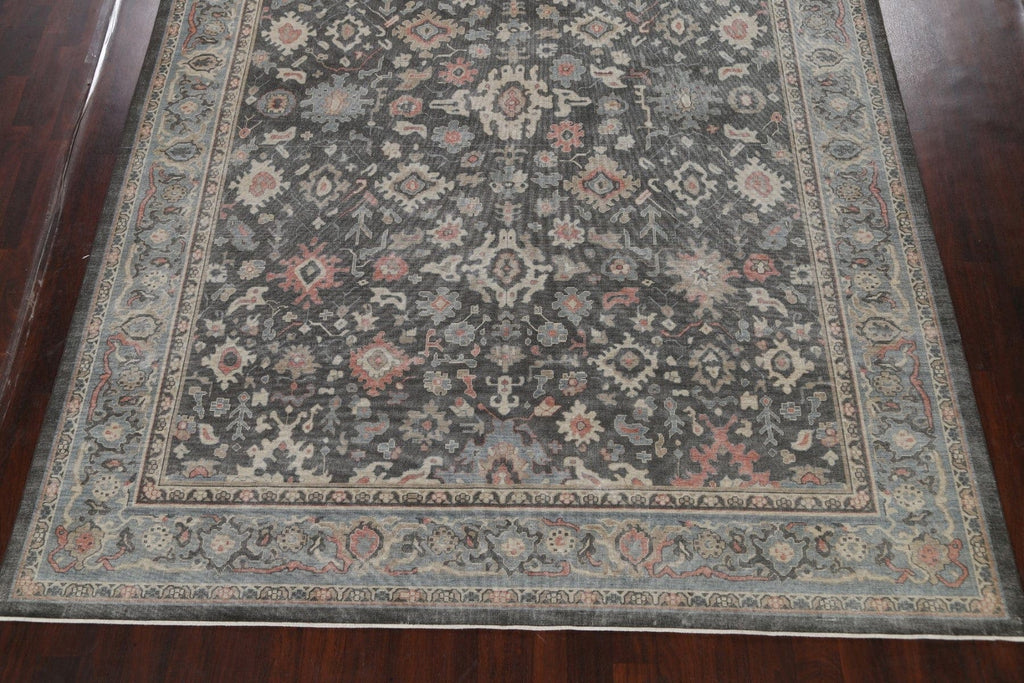 Silver Washed Ziegler Turkish Area Rug 10x13