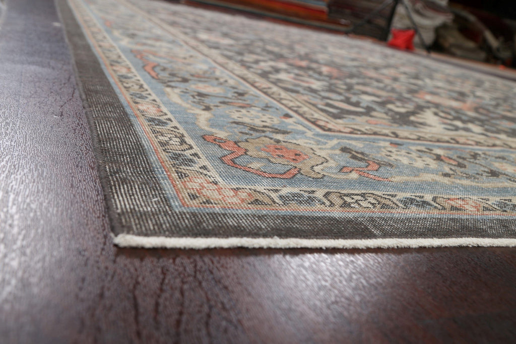 Silver Washed Ziegler Turkish Area Rug 10x13