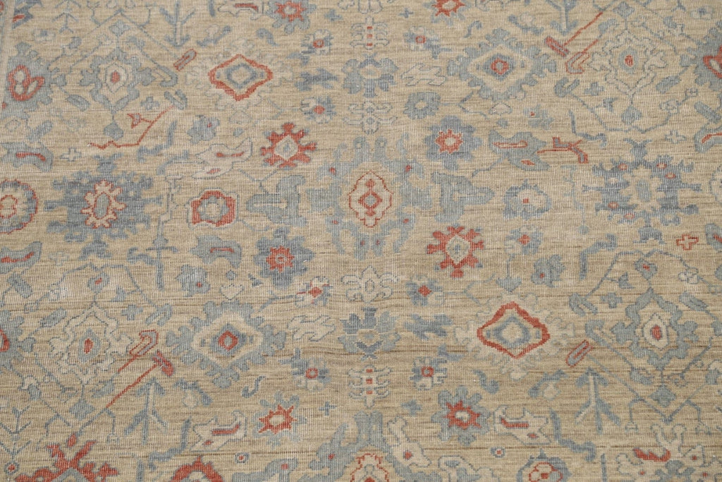 Silver Washed Ziegler Turkish Area Rug 7x10