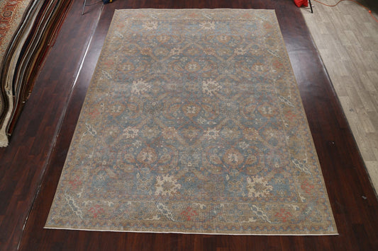 Silver Washed Ziegler Turkish Area Rug 10x13