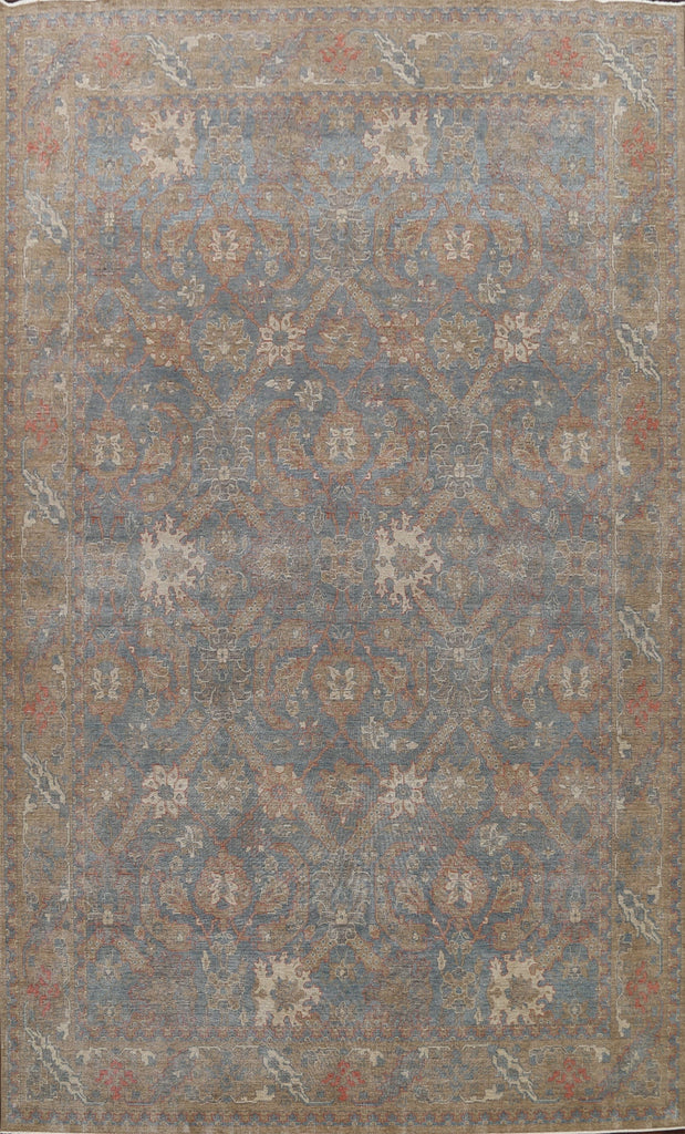 Silver Washed Ziegler Turkish Area Rug 10x13