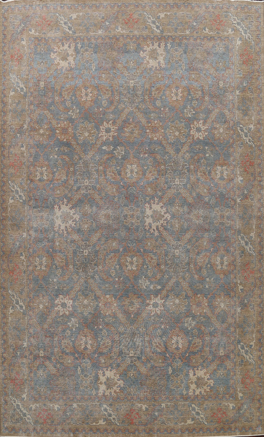 Silver Washed Ziegler Turkish Area Rug 10x13