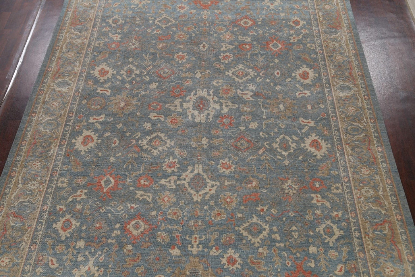 Silver Washed Ziegler Turkish Area Rug 10x13