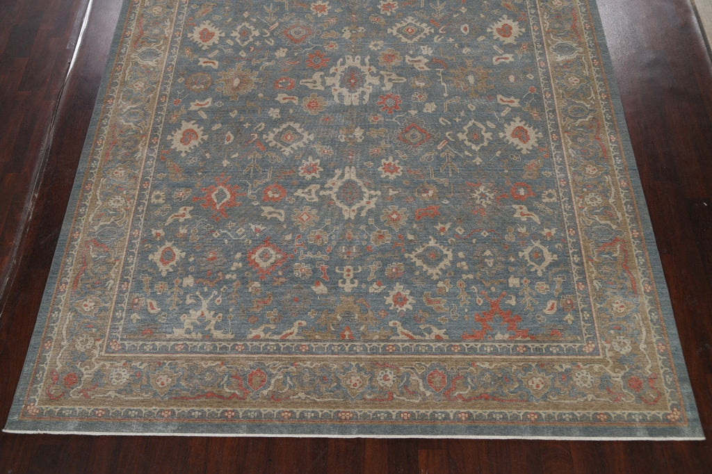 Silver Washed Ziegler Turkish Area Rug 10x13