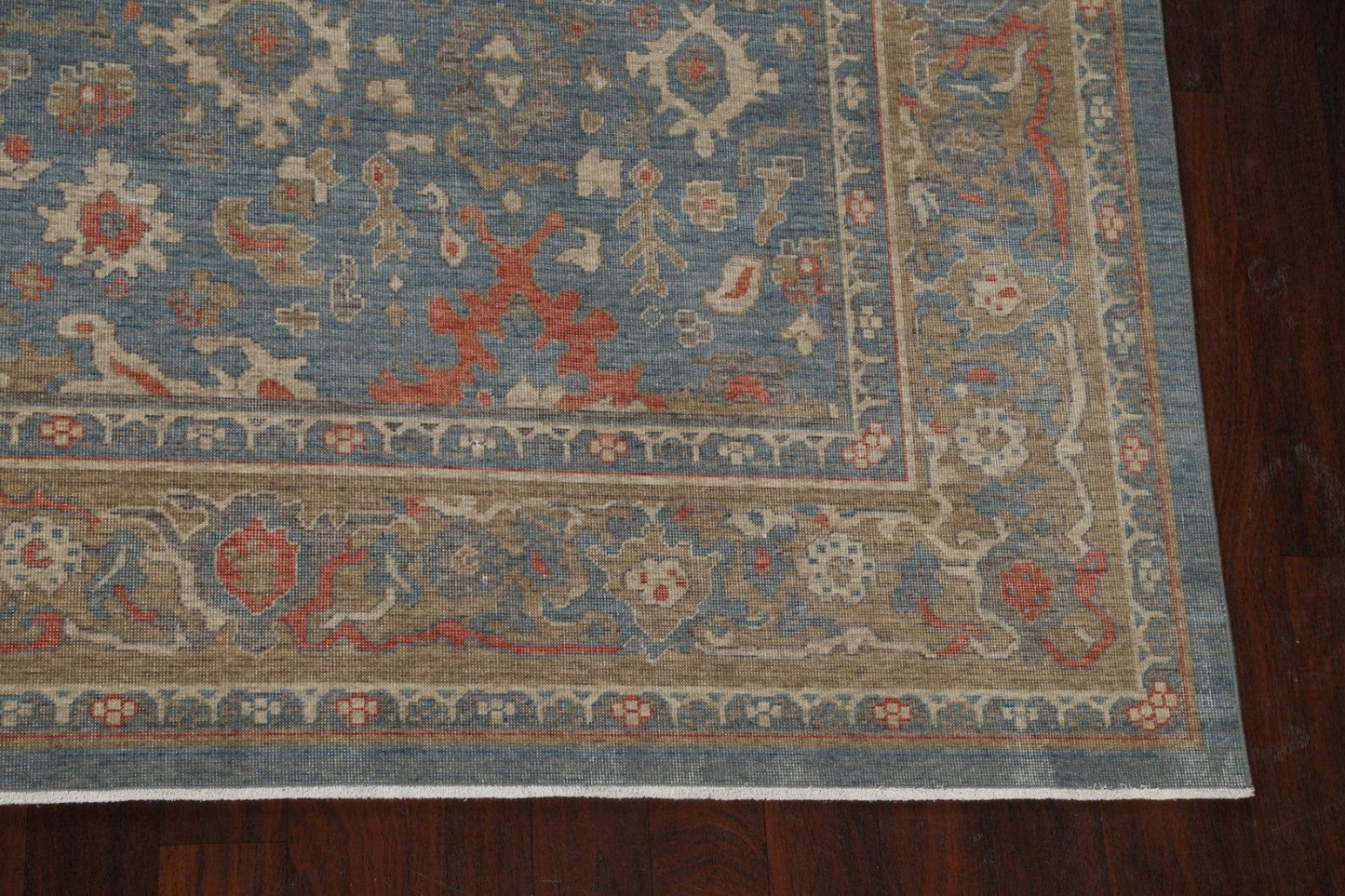 Silver Washed Ziegler Turkish Area Rug 10x13