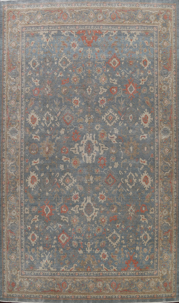 Silver Washed Ziegler Turkish Area Rug 10x13