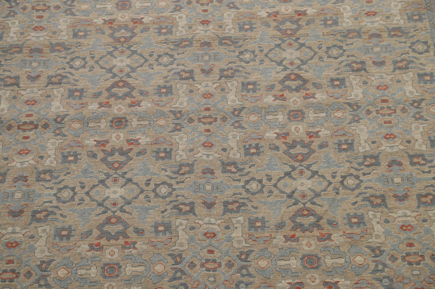 Silver Washed Ziegler Turkish Area Rug 10x13