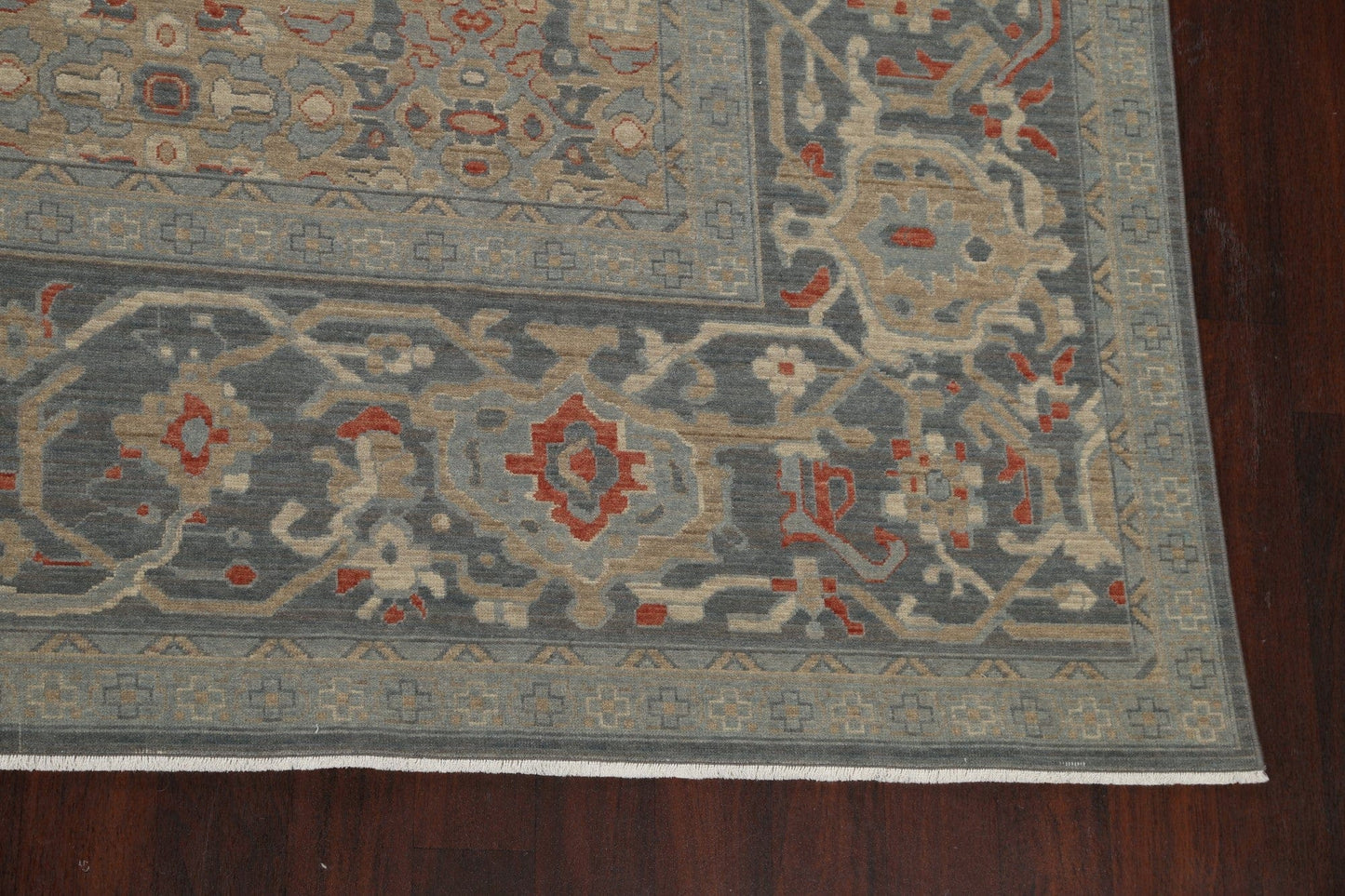 Silver Washed Ziegler Turkish Area Rug 10x13