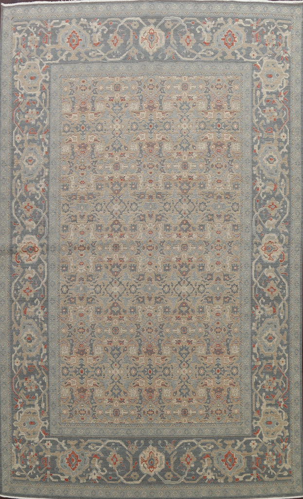 Silver Washed Ziegler Turkish Area Rug 10x13