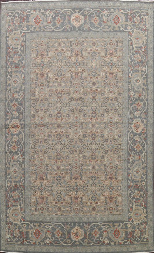 Silver Washed Ziegler Turkish Area Rug 10x13