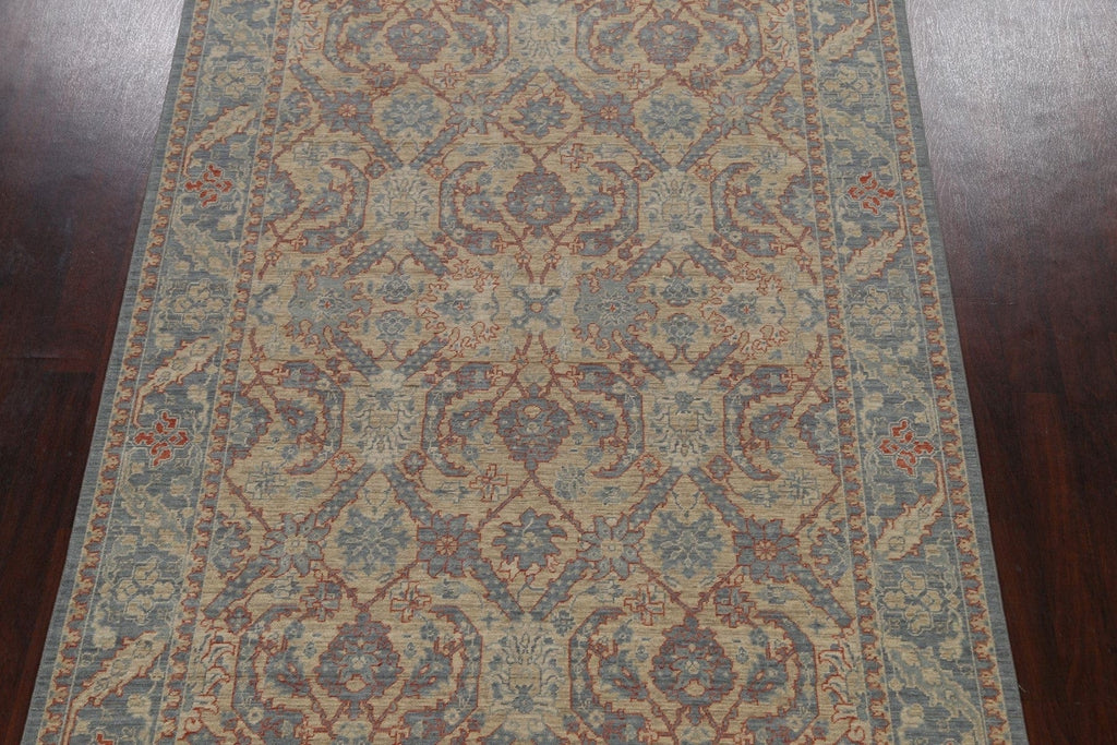 Silver Washed Ziegler Turkish Area Rug 7x10